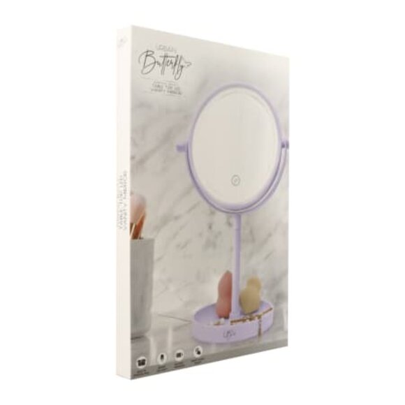 NWB LED Round Light-Up Mirror - Picture 3 of 4